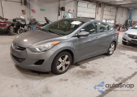 2013 Hyundai Elantra Gls из США, поврежденный, VIN 5NPDH4AE9DH153920